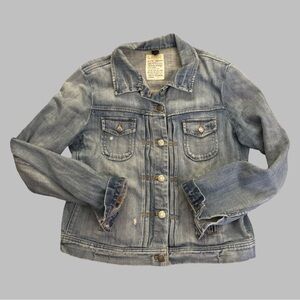 J.CREW Women’s Light Blue Denim Jacket Size Large